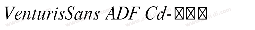 VenturisSans ADF Cd字体转换